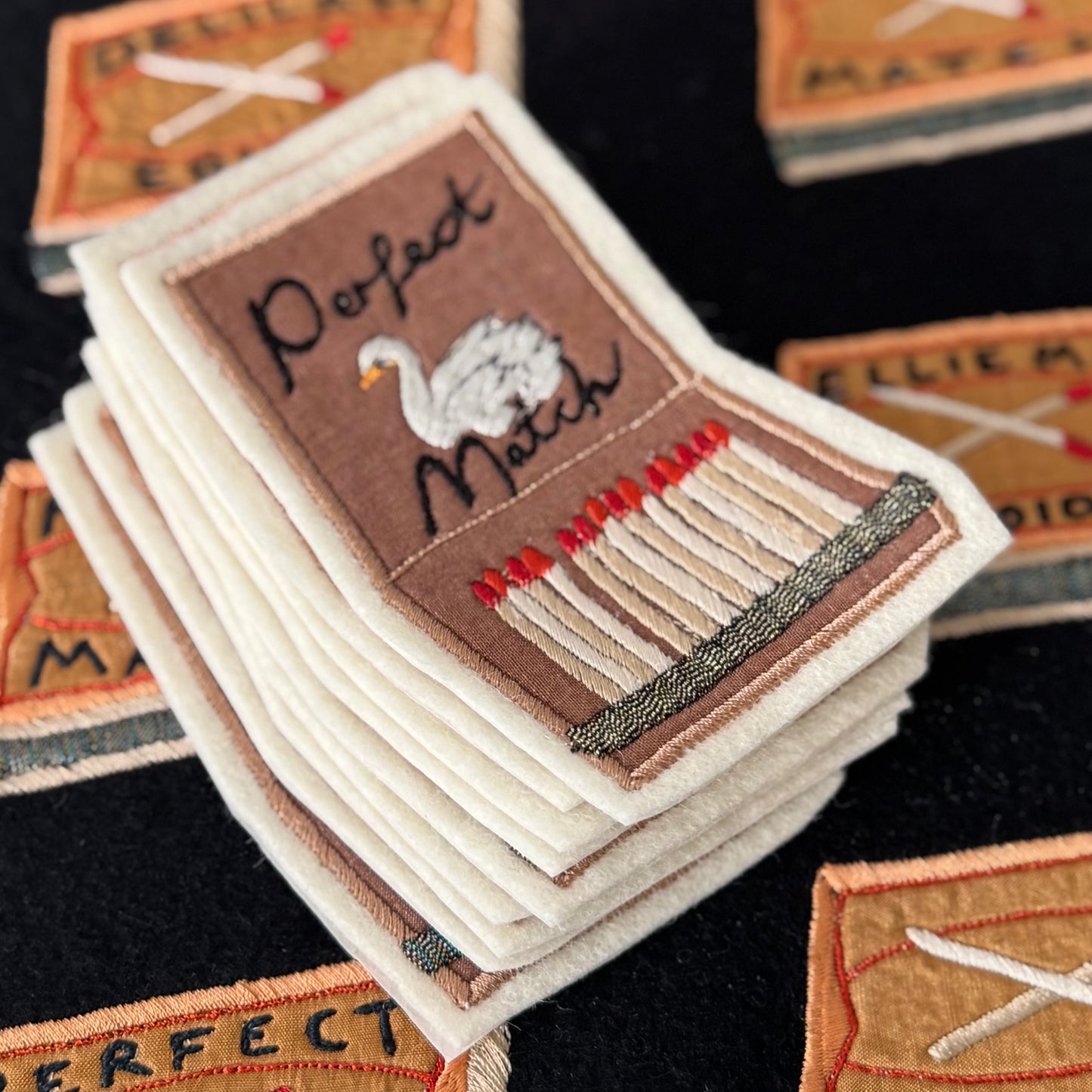 Perfect Match Embroidered Patch