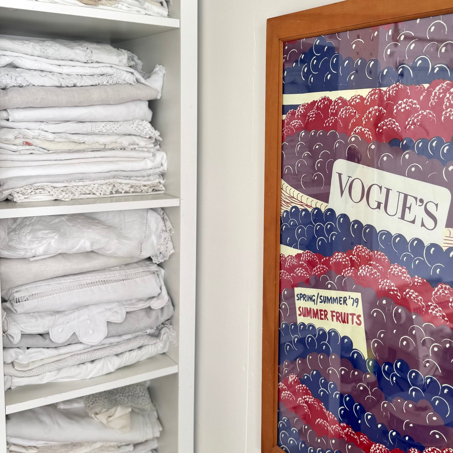 Custom Vintage Linen With Embroidered Words, Names or Intials