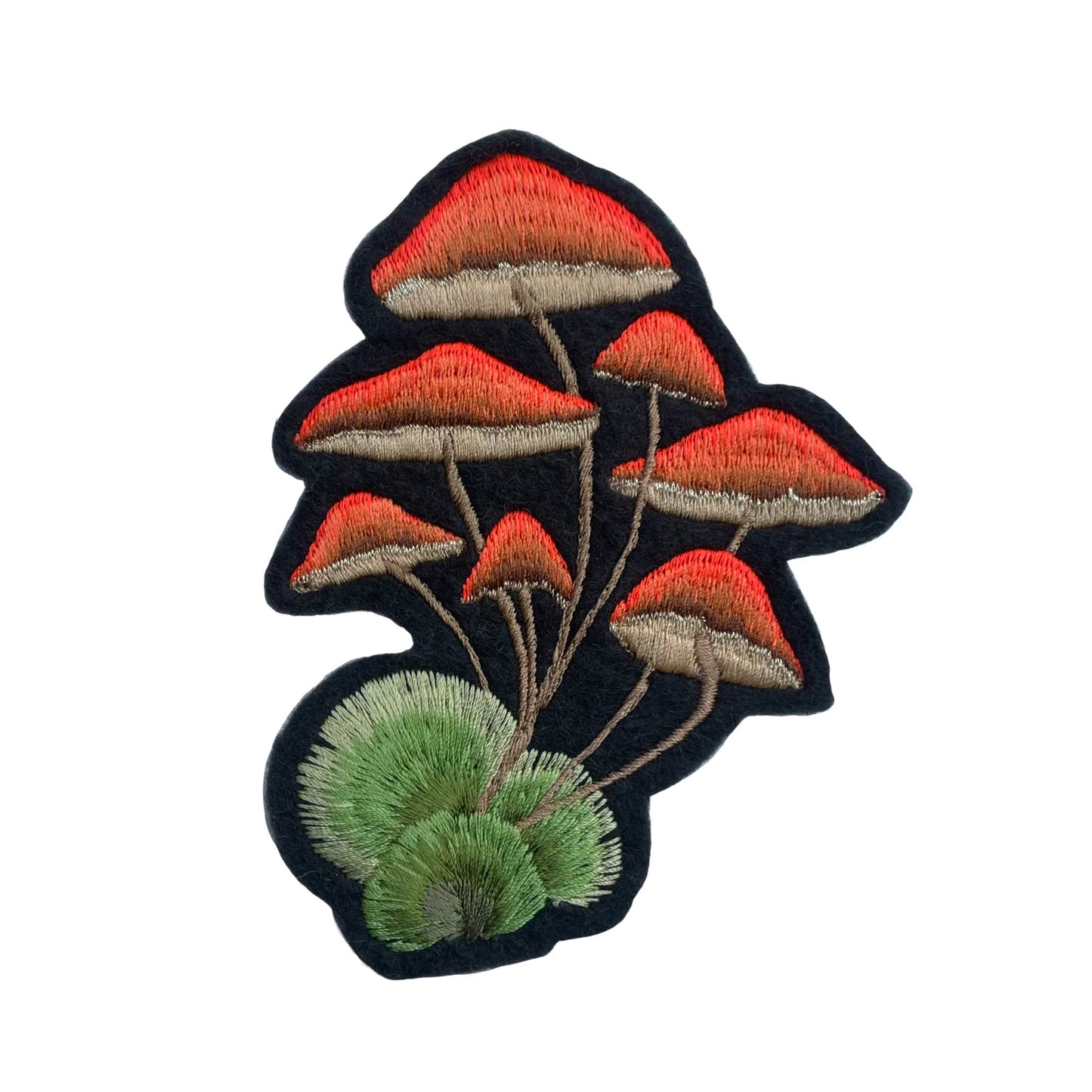 orange mushroom patch