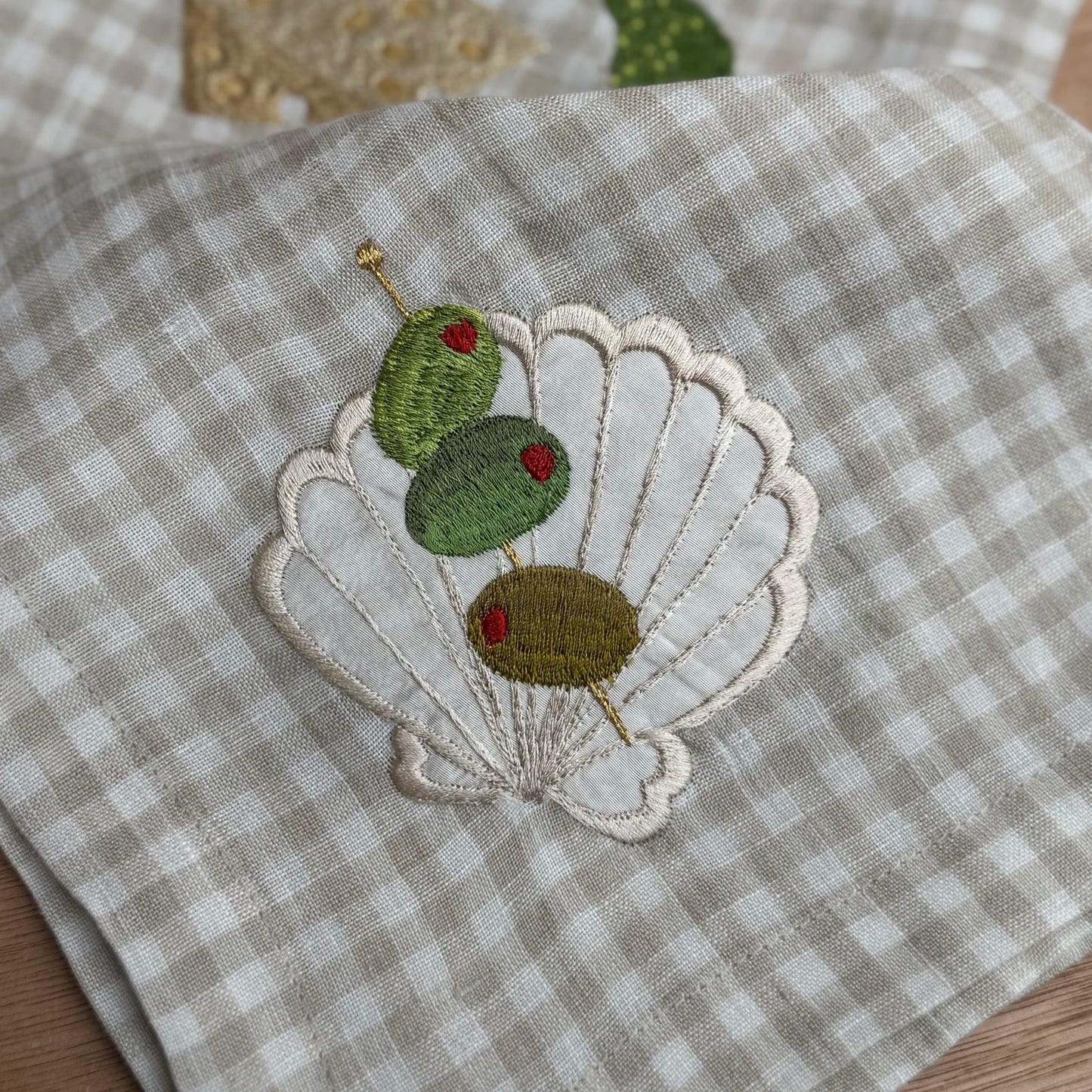 Handcrafted Linen Embroidered Napkins