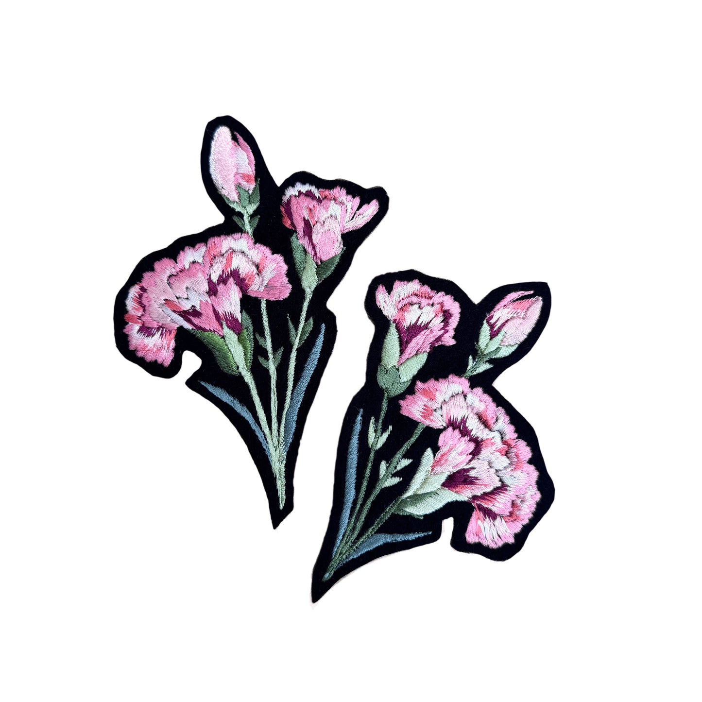 Embroidered Carnation patch