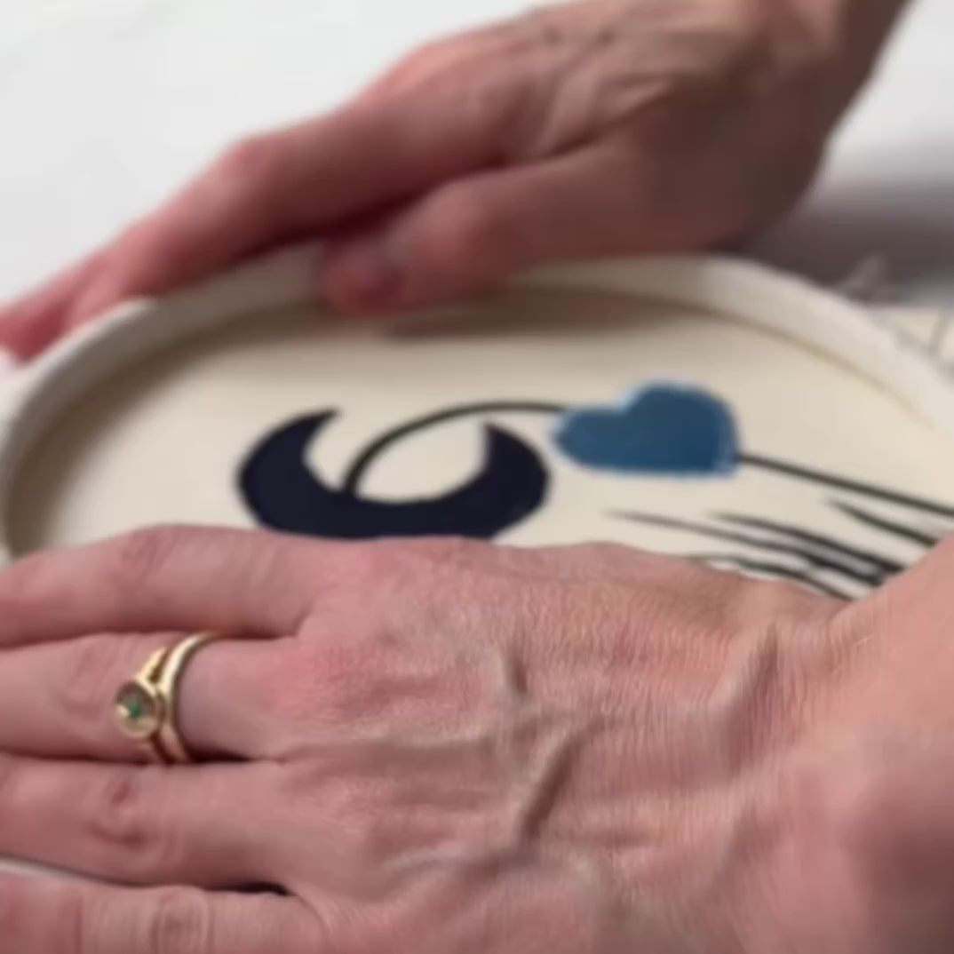 Ellie Mac Embroidery hooping fabric samples ready to embroider