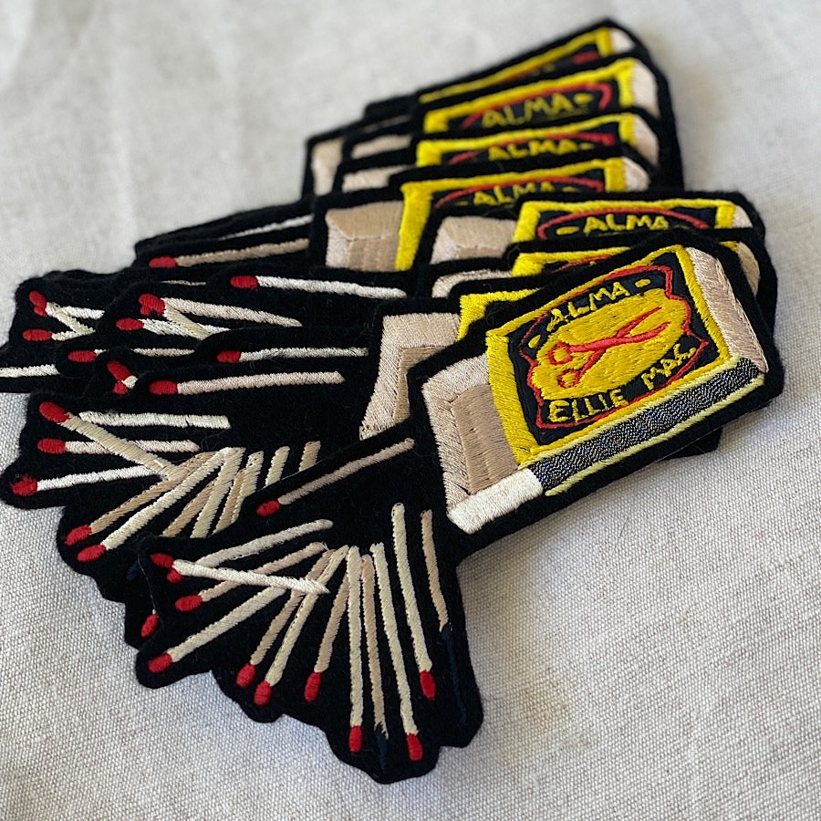 Collection of embroidered matchboxes
